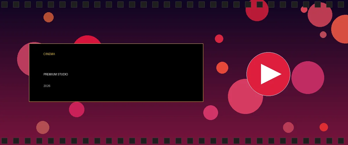 涩涩屋影视传媒平台主视觉横幅展示专业影视制作场景